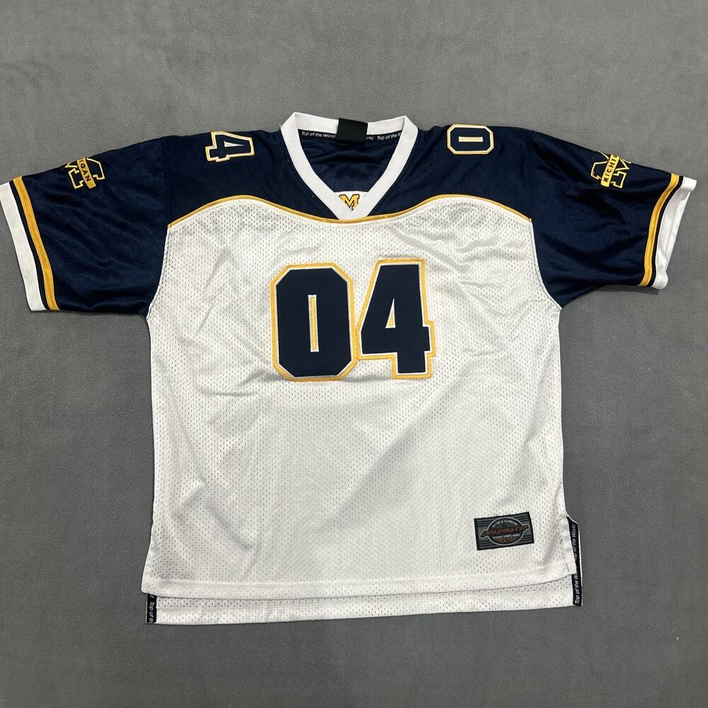 Vintage Y2K Michigan Wolverines #04 Top Of the World Playmaker Jersey Size Large